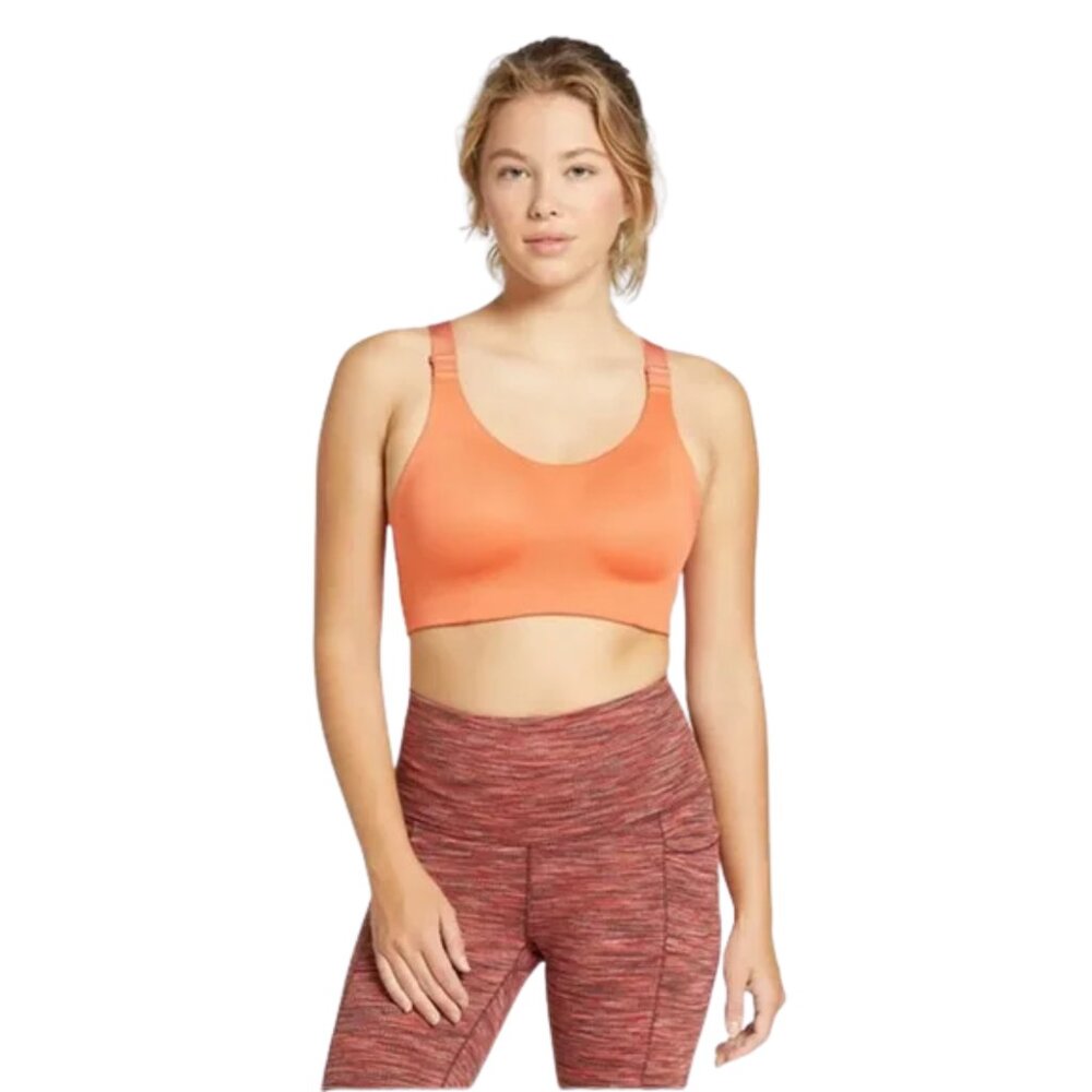 CALIA by Carrie Underwood Vibrant Orange Sports Bra